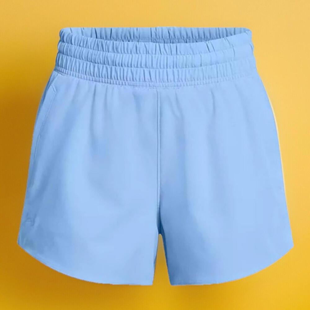 $40 Under Armour Women's Flex Woven 3” Shorts Blue 1376935 Size Medium - Picture 1 of 3